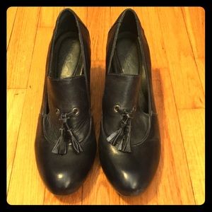 Born Crown Navy Tasseled Heels 41 / 9.5